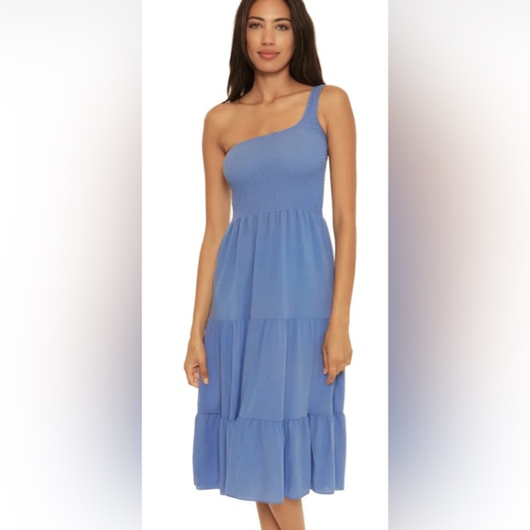 NWT Becca Swim Women's Ponza Smocked Dress- small - Picture 3 of 3